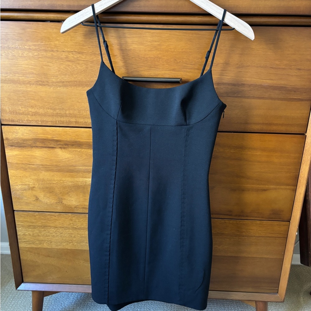 Alexander Wang Tailored Cami Corset LBD Little Black Dress